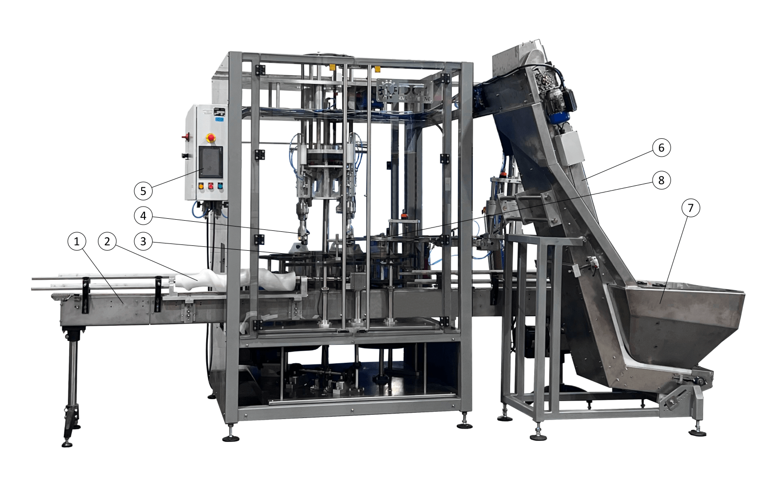 Automatic rotary capping machine