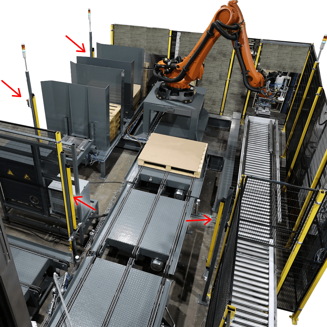 Automatic palletizing